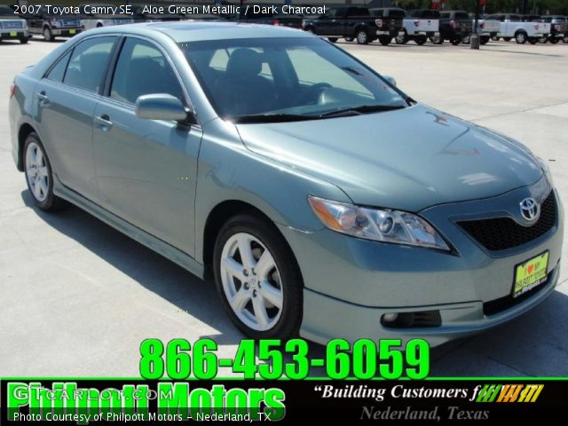 2007 Toyota Camry SE in Aloe Green Metallic