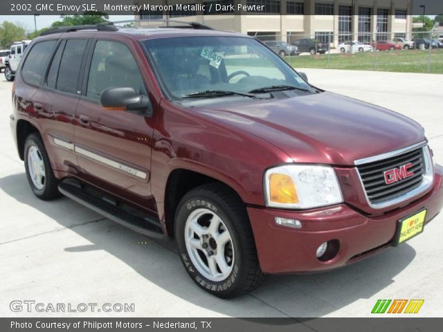 2002 GMC Envoy SLE in Monterey Maroon Metallic