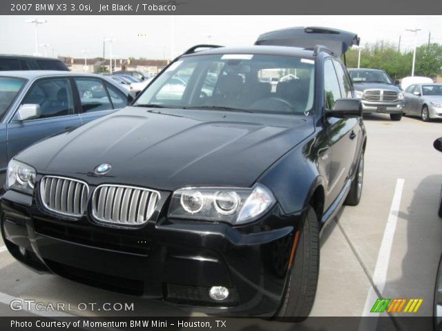 2007 BMW X3 3.0si in Jet Black