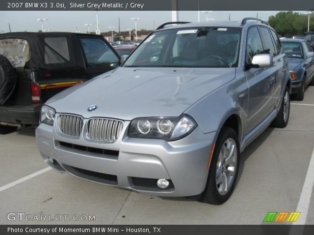 2007 BMW X3 3.0si in Silver Grey Metallic