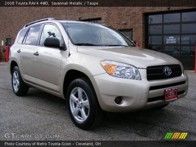 2008 Toyota RAV4 4WD in Savannah Metallic