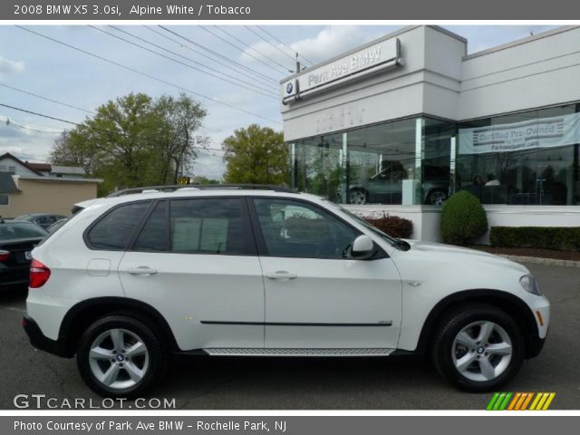 2008 BMW X5 3.0si in Alpine White