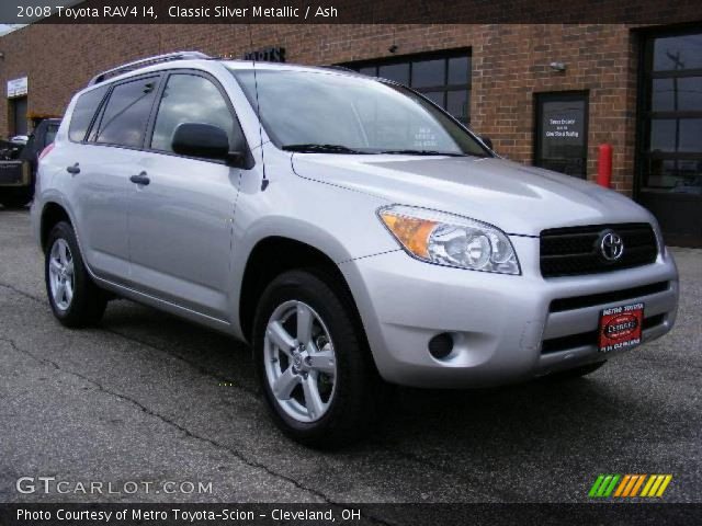 2008 Toyota RAV4 I4 in Classic Silver Metallic