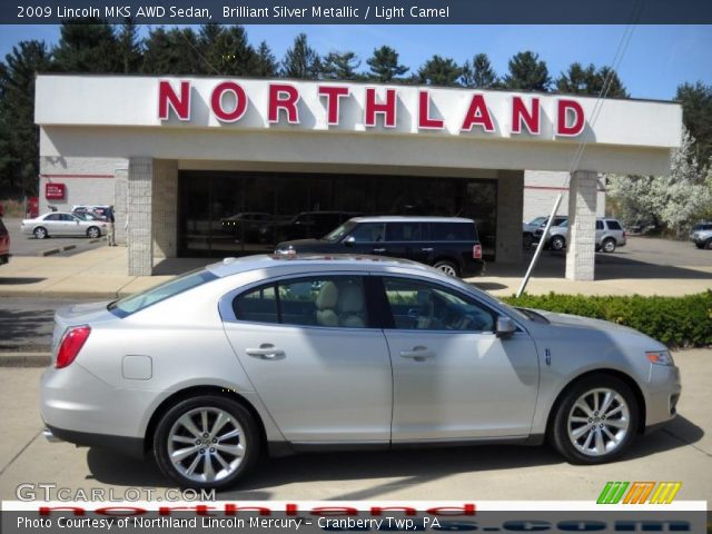 2009 Lincoln MKS AWD Sedan in Brilliant Silver Metallic