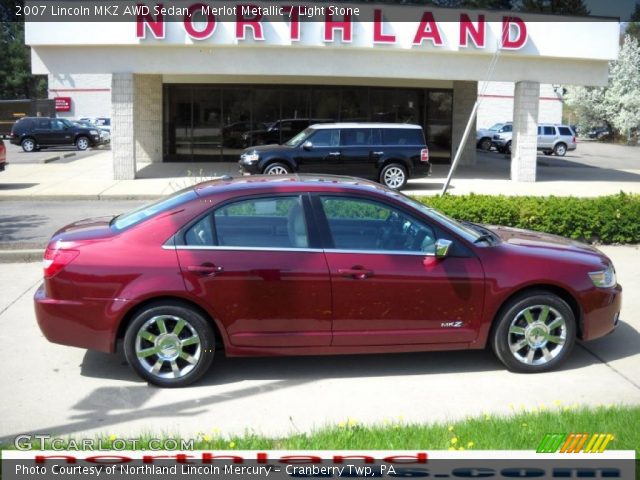 2007 Lincoln MKZ AWD Sedan in Merlot Metallic