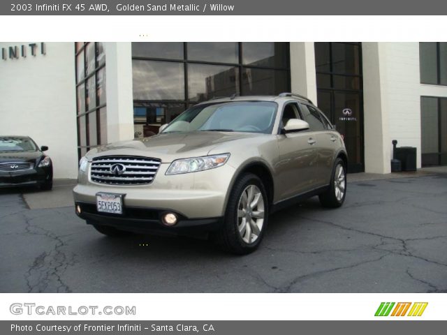 2003 Infiniti FX 45 AWD in Golden Sand Metallic