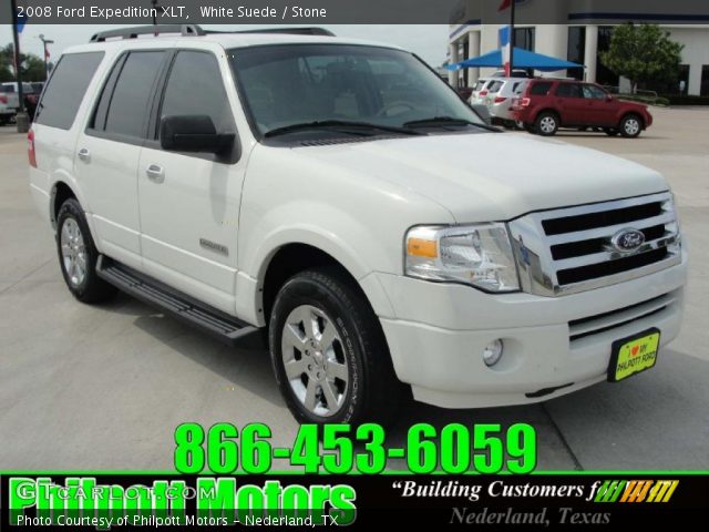 2008 Ford Expedition XLT in White Suede