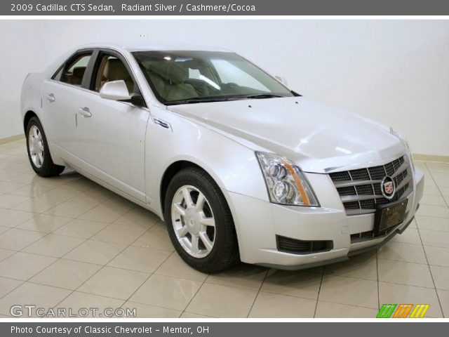 2009 Cadillac CTS Sedan in Radiant Silver