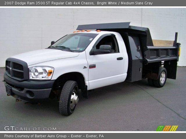 2007 Dodge Ram 3500 ST Regular Cab 4x4 Chassis in Bright White