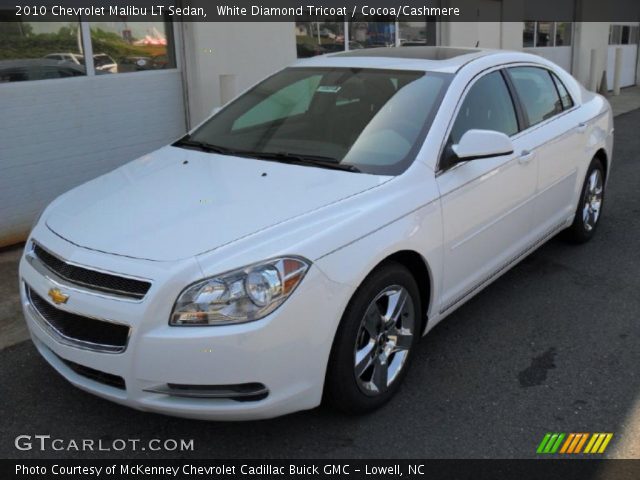 2010 Chevrolet Malibu LT Sedan in White Diamond Tricoat