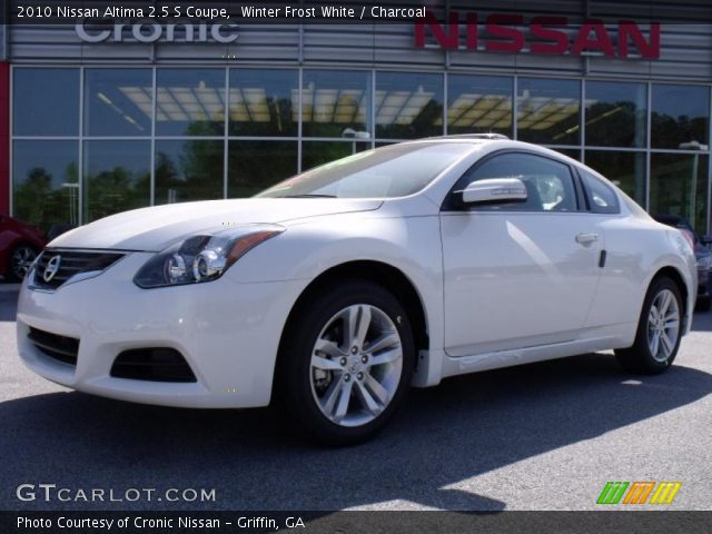 2010 Nissan altima coupe white #7