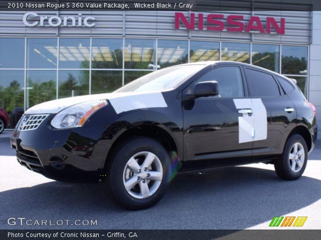 2010 Nissan Rogue S 360 Value Package in Wicked Black