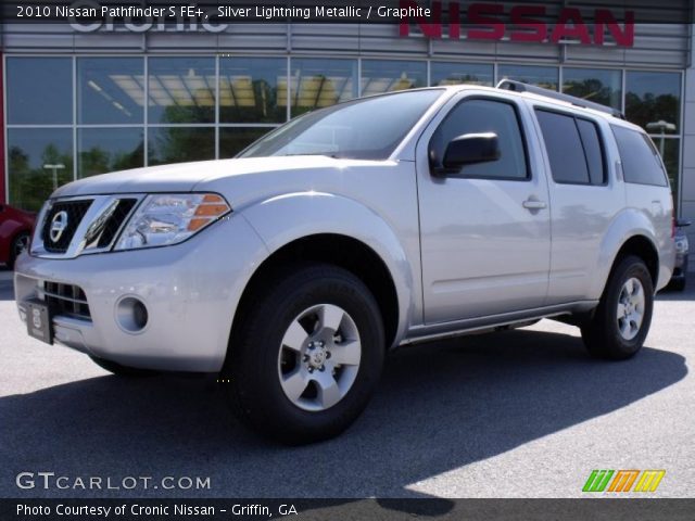 2010 Nissan Pathfinder S FE+ in Silver Lightning Metallic