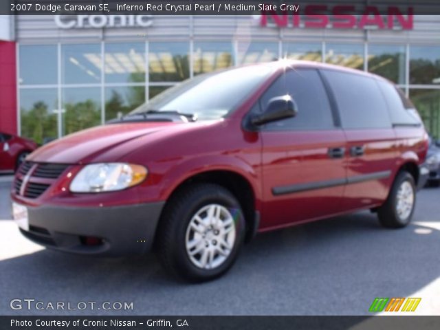 2007 Dodge Caravan SE in Inferno Red Crystal Pearl