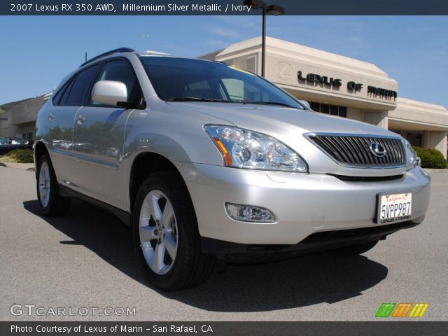 2007 Lexus RX 350 AWD in Millennium Silver Metallic