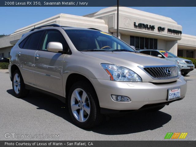 2008 Lexus RX 350 in Savannah Metallic