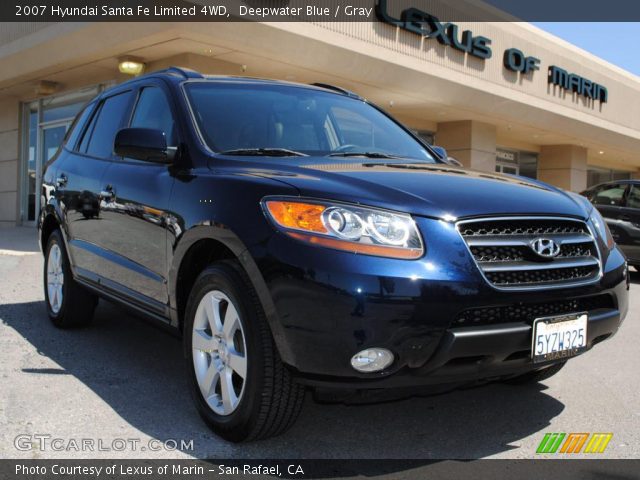 2007 Hyundai Santa Fe Limited 4WD in Deepwater Blue