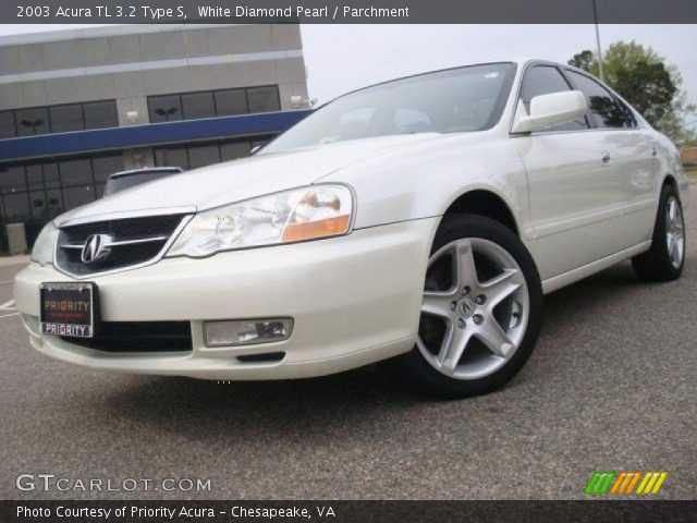 2003 Acura TL 3.2 Type S in White Diamond Pearl