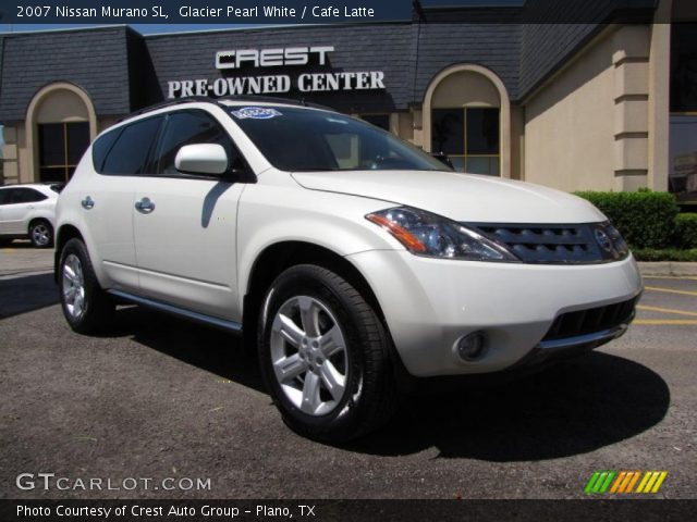 2007 Nissan Murano SL in Glacier Pearl White