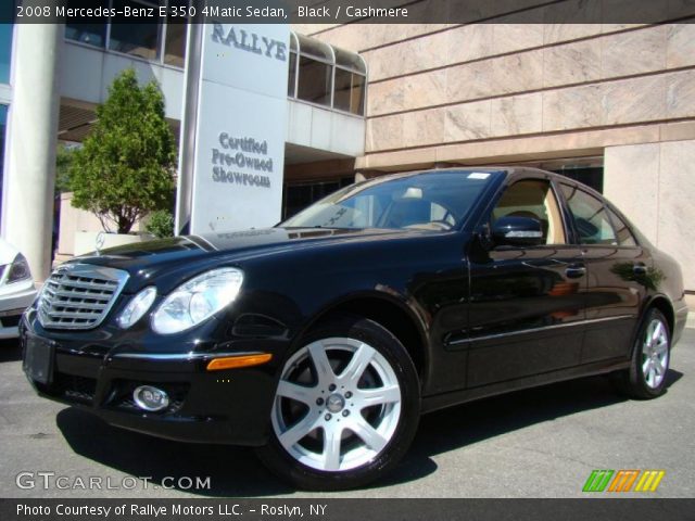 2008 Mercedes-Benz E 350 4Matic Sedan in Black
