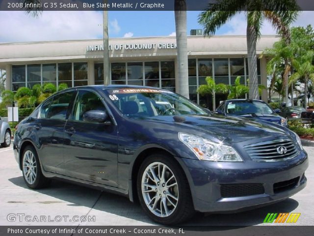 2008 Infiniti G 35 Sedan in Blue Slate Metallic