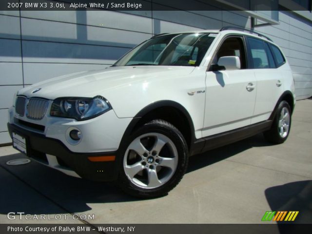 2007 BMW X3 3.0si in Alpine White