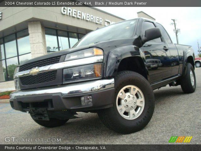 2004 Chevrolet Colorado LS Extended Cab 4x4 in Black