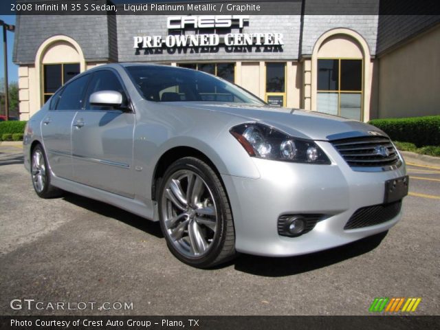 2008 Infiniti M 35 S Sedan in Liquid Platinum Metallic