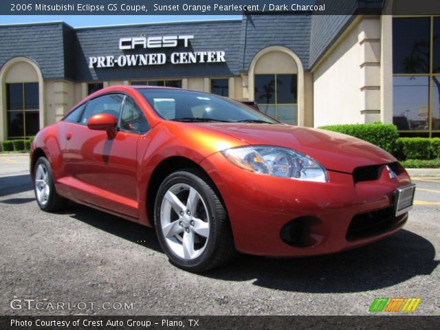 2006 Mitsubishi Eclipse GS Coupe in Sunset Orange Pearlescent