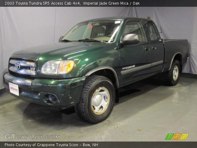 2003 Toyota Tundra SR5 Access Cab 4x4 in Imperial Jade Green Mica