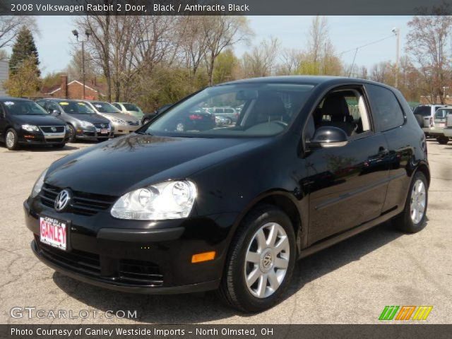 2008 Volkswagen Rabbit 2 Door in Black