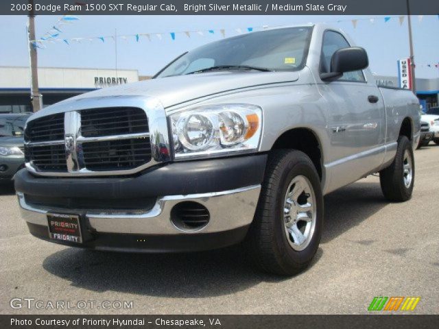 2008 Dodge Ram 1500 SXT Regular Cab in Bright Silver Metallic