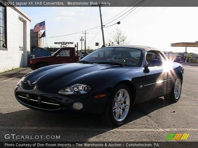 2001 Jaguar XK XK8 Convertible in Westminster Blue