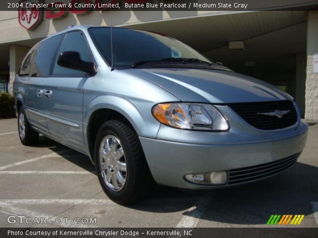 2004 Chrysler Town & Country Limited in Butane Blue Pearlcoat