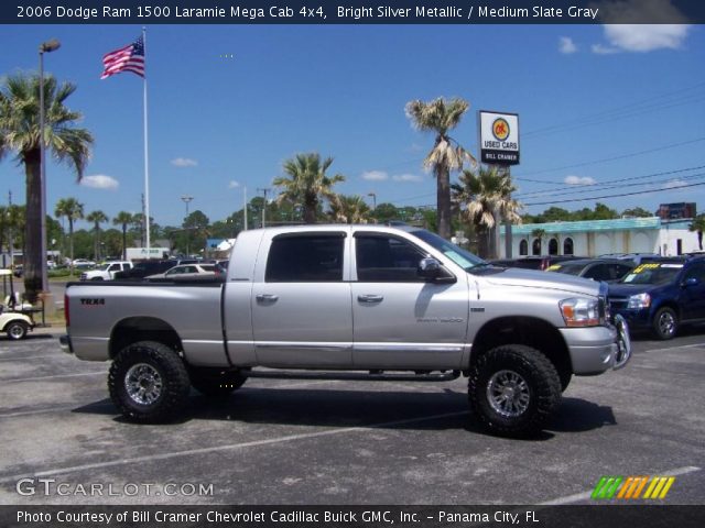 2006 Dodge Ram 1500 Laramie Mega Cab 4x4 in Bright Silver Metallic