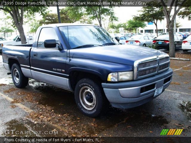 1995 Dodge Ram 1500 LT Regular Cab in Dark Montego Blue Pearl Metallic