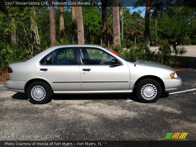 1997 Nissan Sentra GXE in Platinum Gold Metallic