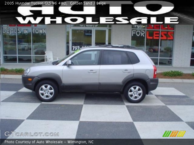 2005 Hyundai Tucson GLS V6 4WD in Golden Sand