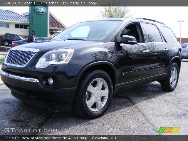 2008 GMC Acadia SLT in Carbon Black Metallic
