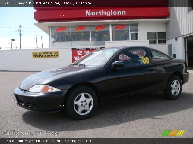 2001 Chevrolet Cavalier Coupe in Black