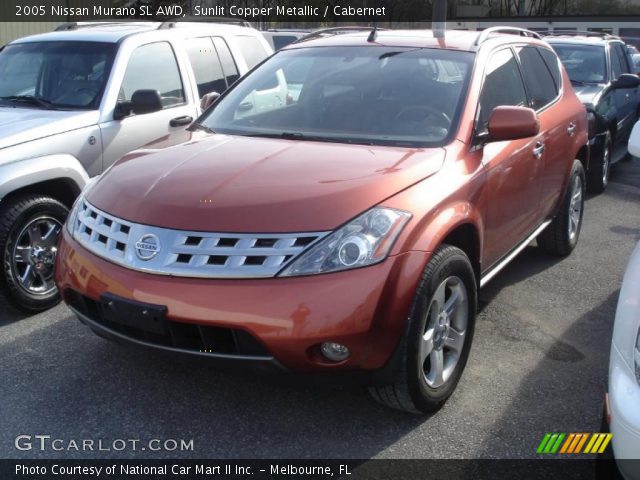 2005 Nissan Murano SL AWD in Sunlit Copper Metallic