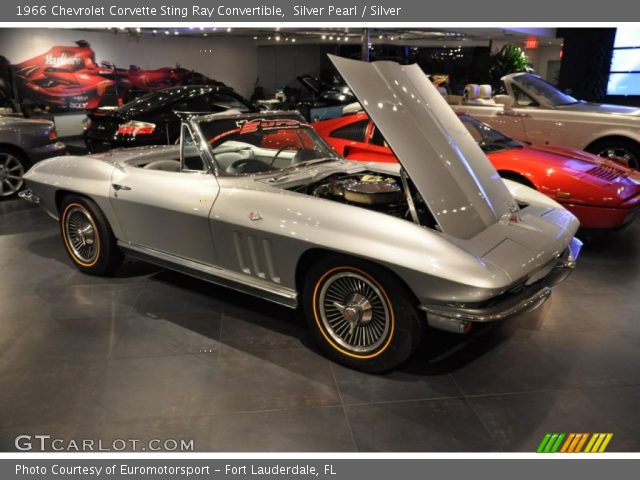 1966 Chevrolet Corvette Sting Ray Convertible in Silver Pearl