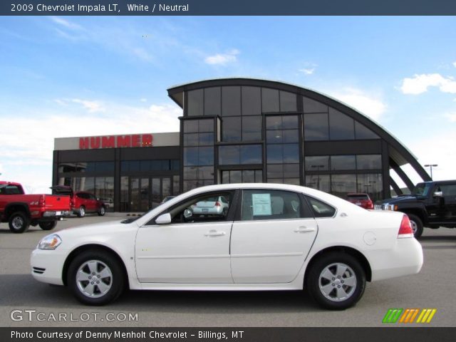 2009 Chevrolet Impala LT in White