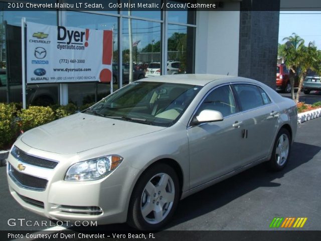 2010 Chevrolet Malibu LT Sedan in Gold Mist Metallic