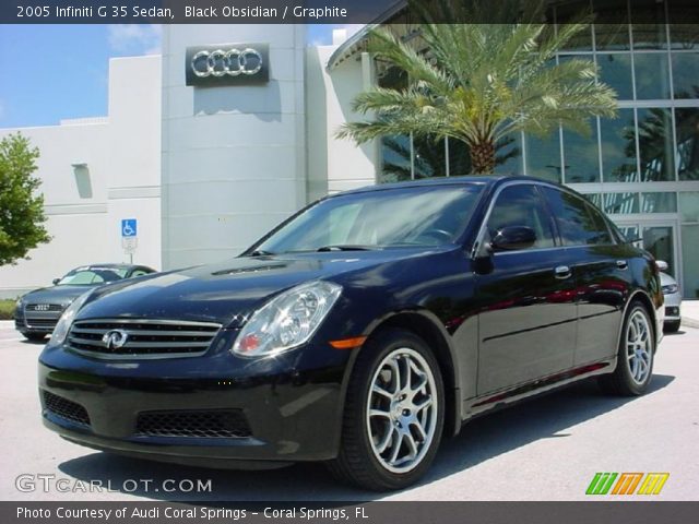 2005 Infiniti G 35 Sedan in Black Obsidian