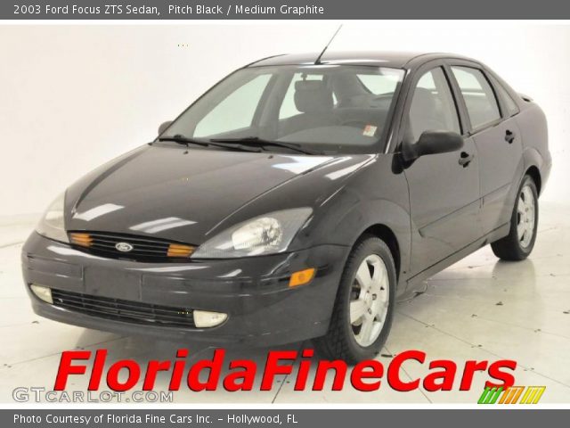 2003 Ford Focus ZTS Sedan in Pitch Black
