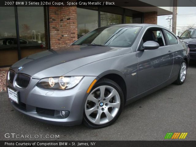 2007 BMW 3 Series 328xi Coupe in Space Gray Metallic