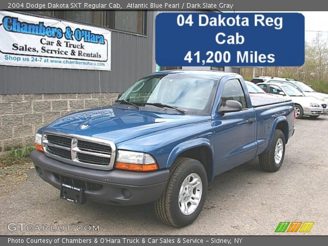 2004 Dodge Dakota SXT Regular Cab in Atlantic Blue Pearl