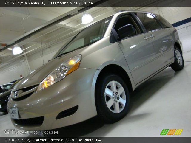 2006 Toyota Sienna LE in Desert Sand Mica