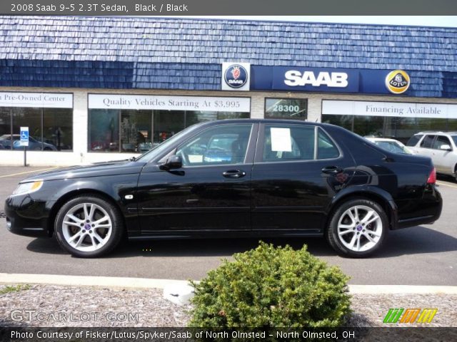 2008 Saab 9-5 2.3T Sedan in Black